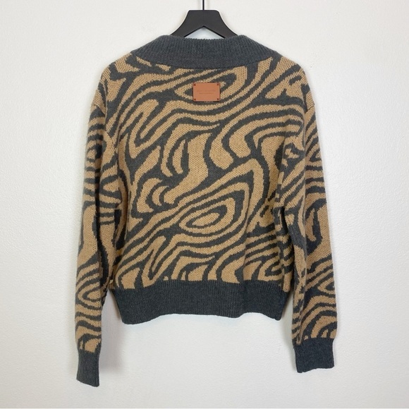 Scotch & Soda Intarsia V-Neck Sweater Wool Alpaca - Picture 5 of 7